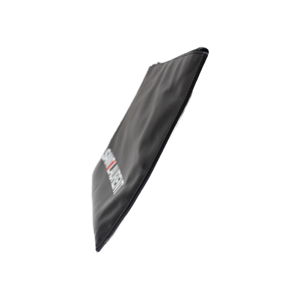 Saint Laurent Bag Black Clutch Leather